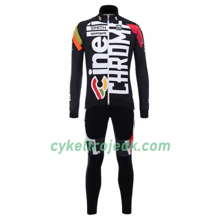 Cykeltøj Langærmet + Bib Cykelbukser 2017 Cinelli Chrome N001